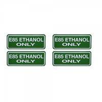 'E85 Ethanol Only' Decal Set - Small 