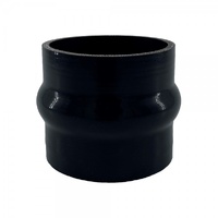 Silicone Hose Black Hump 80mm (3.125") ID, 76mm Length