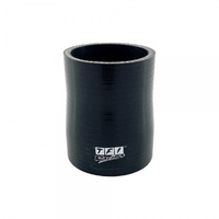 Silicone Hose Black Reducer Coupling 57 to 51mm (2.25" to 2") ID, 76mm Length