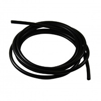 Silicone Hose Black Vacuum 5mm ID, 3M Length