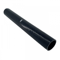 Silicone Hose Black Coupling Straight 57mm ID (2-1/4"), 500mm (19-11/16") Length