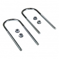 Differential U-Bolts 85mm ID, 12mm thread, 260mm Long with serrated nuts