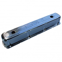 Valve Cover Chrome Holden 6 Red, Blue + Black Motor 202 Logo 2 holes Baffled