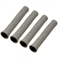 Spark Plug Heatshield Insulation Boot Fawn Set 4 Universal 1"Id bends to 90⁰