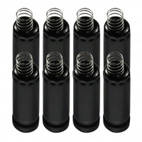 Aluminium Spark Plug Insulation Boot Heat Shield Protector Black-Pack 8 OEM