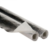 Heat Shield Mat 475mm x 1m Aluminised Fibreglass with adhesive Rated 590⁰C