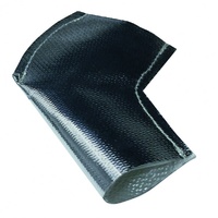 Spark Plug Heatshield Insulation Boot Reflective Silver 45 Degree Pack 2 535⁰C