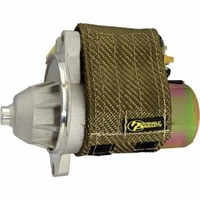 Starter Motor Heat Shield Lava Hook-Loop fastener 9cm x 45cm. 650⁰C Cont