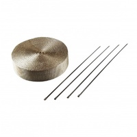Exhaust Wrap 50mm(2") x 30mt(100ft) with 4 Stainless Steel Lock Tie Rated 650⁰C
