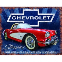 Stingray Inspiration Metal Sign Reproduction 41cm x 32cm