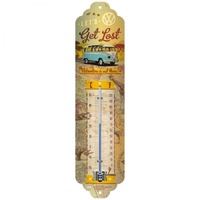 Thermometer VW Bulli/Kombi C⁰+F⁰ Get Lost  6.5cm x 28cm In Hang Sell