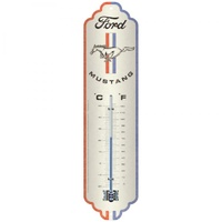 Thermometer Ford Mustang C⁰+F⁰ 6.5cm x 28cm In Hang Sell