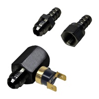Derale 180°F In-Line Remote Cooler Fan Control Thermostat, -6AN 13021