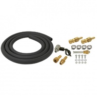 Derale Remote Transmission Cooler Mount Kit for 1/2" ID Lines + Thermostat 13023