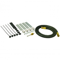 Derale Deluxe Transmission Installation Cooler Mount Kit -6AN Fittings 13065