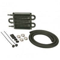 Power Steering Cooler Kit 8-1/8" x 2" x 3/4". 11/32" Barb Derale 13212