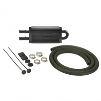 Power Steering Cooler Kit 8-1/8" x 2-1/2" x 3/4". 11/32" Barb Derale 13213