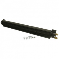 Power Steer/Fuel/Transmission Cooler 24-3/4" x 2-3/4" x 3/4" -6AN Derale 13225