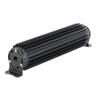 Aluminum Black Heat Sink Fluid Cooler 14-1/4" x 3". 1/2" Npt Inlet Derale 13270