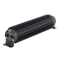 Aluminum Black Heat Sink Fluid Cooler 14-1/4" x 3". 3/8" Npt Inlet Derale 13280