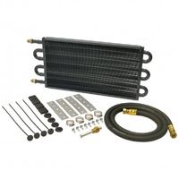 Derale Transmission Cooler Kit 6 Pass 18" Copper/Aluminum -6AN 13303