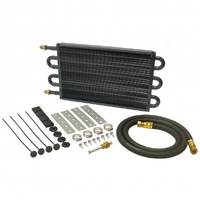 Derale Transmission Cooler Kit6 Pass 14" Copper/Aluminum -6AN 13306