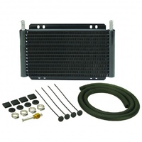 Derale Transmission 13 Row Plate & Fin 11"x7-1/4"x7/8" Cooler Kit 13502