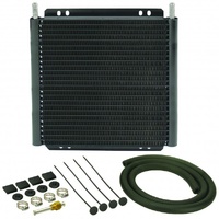 Derale Transmission 24 Row Plate & Fin 11"x12"x7/8" Cooler Kit 13504