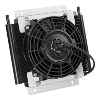 Derale Trans/Power/Fuel 18 Row Plate & Fin Fluid Cooler 11"x11"x3-3/4" 13735
