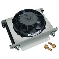Derale Hyper-Cool Fluid Cooler 25 Row 13"x10"x5-5/8" 8" Fan 13760