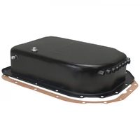 Transmission Cooling Pan GM 700R4 4L80E 4-1/4" Deep + Tubes Derale 14207