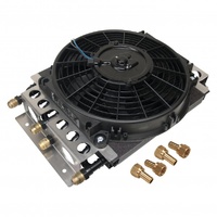 Derale Electra-Cool Dual Circuit Fluid Cooler 8+8 Pass 15-3/4"x11-1/2"x5" 15200