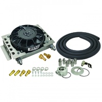 Derale Atomic-Cool Engine Oil 16 Row Cooler Kit 12-3/4"x9-3/8"x4-5/16" 15450