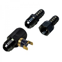 Derale 180°F In-Line Remote Cooler Fan Control Thermostat -8AN 15721