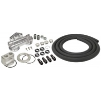 Derale Universal Oil Filter Relocation Kit, Dual Mount 1/2" NPT 15749