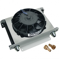 Derale Hyper-Cool Fluid Cooler 25 Row 13"x10"x5-5/8" 8" Fan 15865