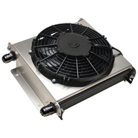 Derale Hyper-Cool Extreme Cooler 40 Row 13"x14-7/8"x5-5/8" 10" Fan 15876