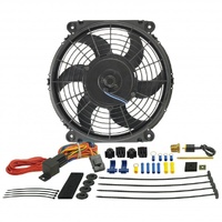 Derale 10" Tornado Reversible 650Cfm Electric Fan with 180⁰F Thermostat 16010