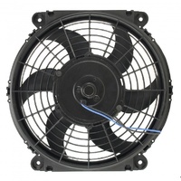 Derale 10" Tornado Electric Reversible Puller Fan with Mount Kit 650Cfm 16620
