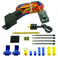 Derale Push In Fan Switch kit 180 Degree 25Amp Max Capacity 16738