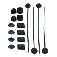 Derale Electric Fan Plastic Rod Mounting Kit with Feet 16744
