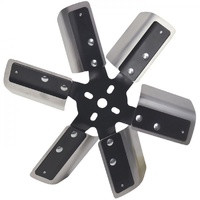 Derale Heavy Duty Stainless Steel Standard Rotation 13 Inch Flex Fan 17013