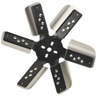 Derale Heavy Duty Stainless Steel Standard Rotation 15 Inch Flex Fan 17015