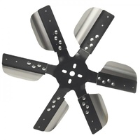 Derale Heavy Duty Stainless Steel Standard Rotation 17 Inch Flex Fan 17017