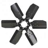 Derale Standard Rotation Fan Clutch Fan Black 18 Inch 8 Hole Centre Hub 17118