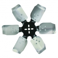 Derale Standard Rotation Rigid Steel/Alloy 6 Blade Race Fan Black 17 Inch 17517