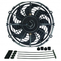 Derale Dyno-Cool 10" Curved Blade Electric Puller (Reversible) Fan 590cfm 18910
