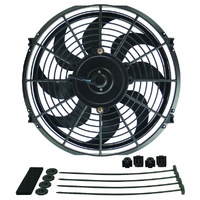 Derale Dyno-Cool 12" Curved Blade Electric Puller (Reversible) Fan 810cfm 18912