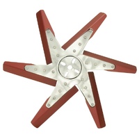 Derale High Performance Flex Fan 18 Inch Red Blade Chrome Hub 19418