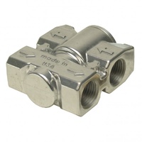Derale Billet Style Aluminum Fluid Control Thermostat with 1/2" NPT ports 25719